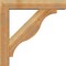 Ekena Millwork Funston Block Rough Sawn Bracket w/ Offset Brace, Western Red Cedar, 6"W x 30"D x 30"H BKT0604X30X30FST05RWR - alternate 4